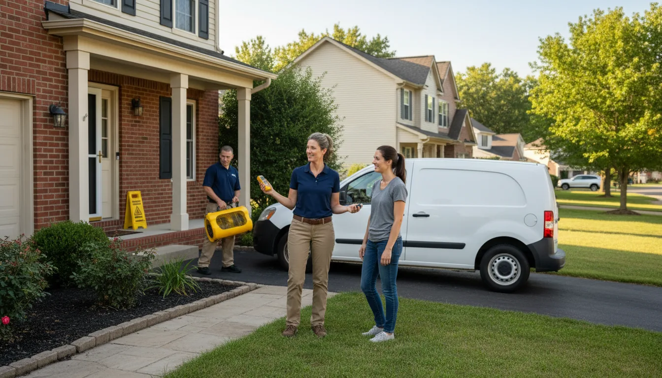 Residential water damage restoration in Colstrip, MT